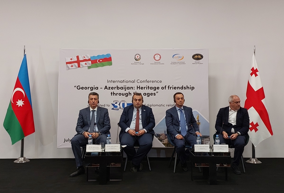 Tbilisidə Azərbaycan və Gürcüstan diplomatik münasibətlərinin 30 illiyinə həsr olunmuş elmi konfrans keçirilib