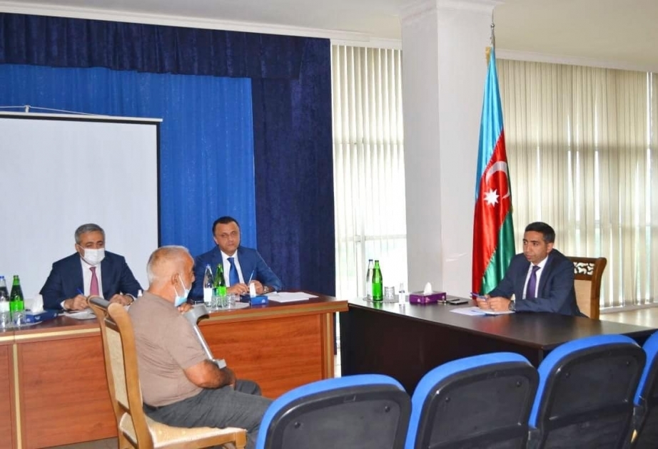 Zaur Əliyev Bərdə Rayon Mərkəzi Xəstəxanasında Bərdə və Tərtər rayonlarının sakinləri ilə görüşüb