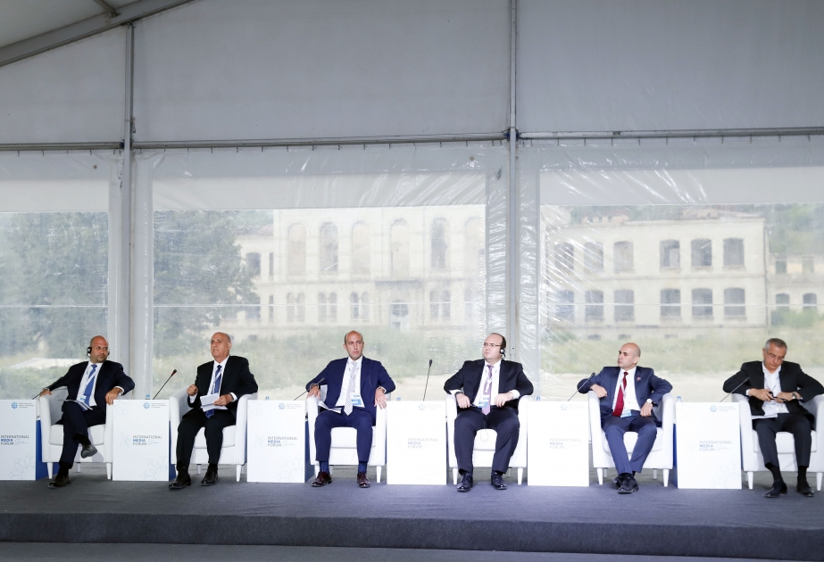 Forumun dördüncü panelində “Azərbaycan mediasının beynəlxalq əməkdaşlıq perspektivləri” mövzusunda müzakirələr aparılıb VİDEO
