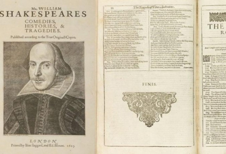 Şekspirin kitabı 2,5 milyon dollara satılıb