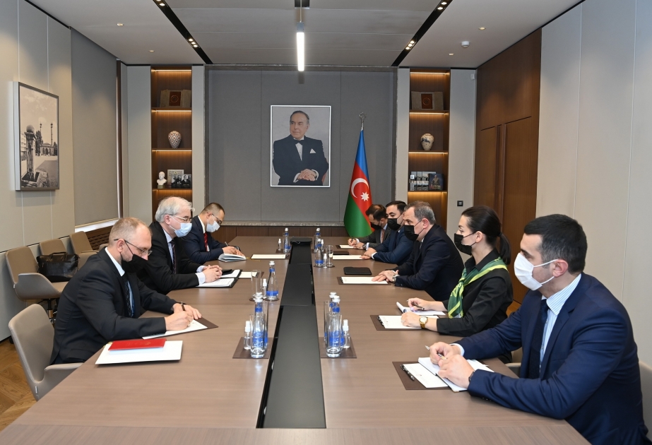 وزير الخارجية يلتقي بمبعوث الخارجية الروسية لشؤون تطبيع العلاقات بين أذربيجان وأرمينيا