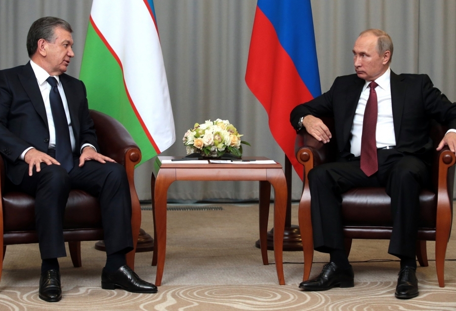 Putin signs decree bestowing Uzbek President Mirziyoyev with Order of Alexander Nevsky