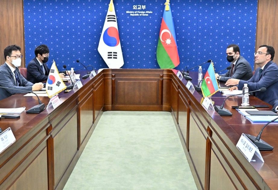 Se celebran consultas políticas entre Azerbaiyán y la República de Corea
