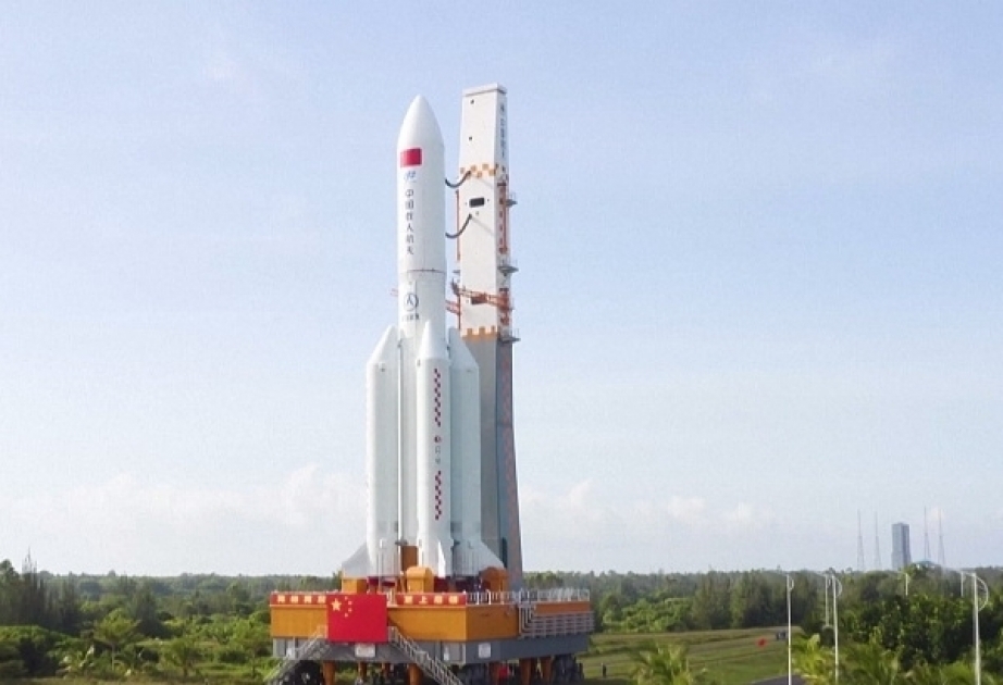 China Labormodul zur neuen Raumstation geschickt