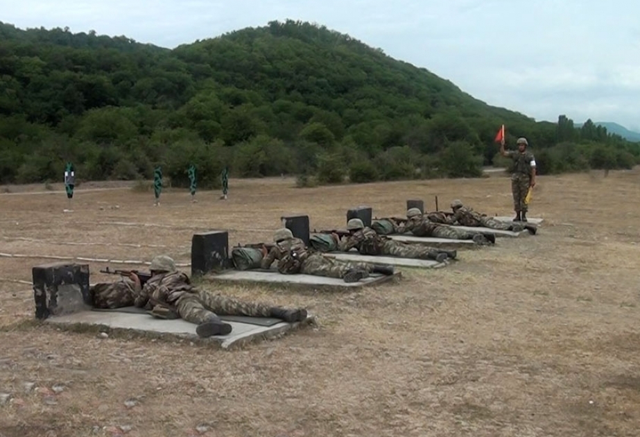 Cadets of Azerbaijan Military Academy conduct practical classes within field withdrawal