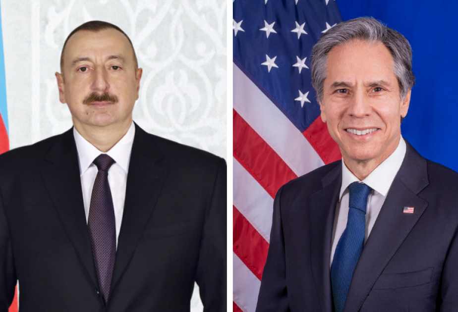 美国国务卿安东尼·布林肯致电阿塞拜疆总统伊利哈姆·阿利耶夫
