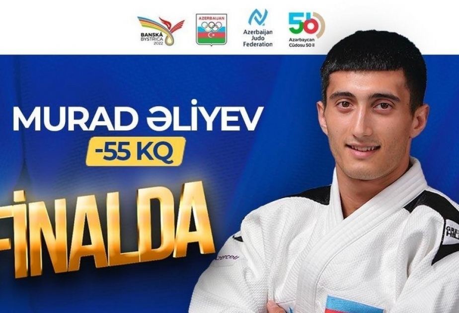 Azərbaycan cüdoçusu Murad Əliyev Avropa Yeniyetmələrinin XVI Yay Olimpiya Festivalında gümüş medal qazanıb