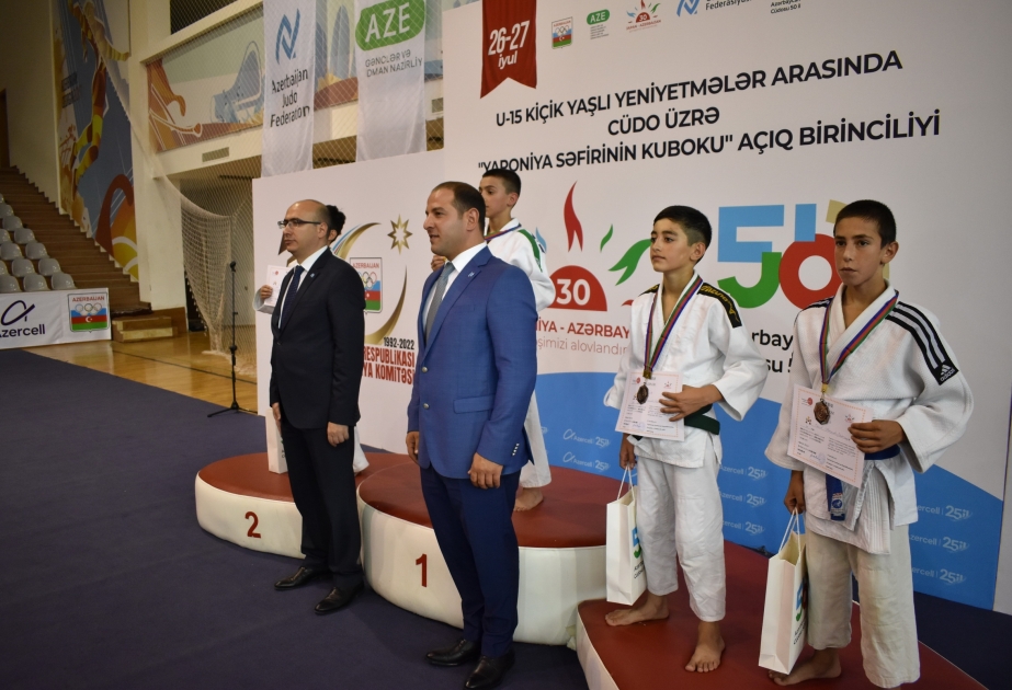 Cüdo üzrə “Yaponiya səfirinin kuboku” yarışı başa çatıb