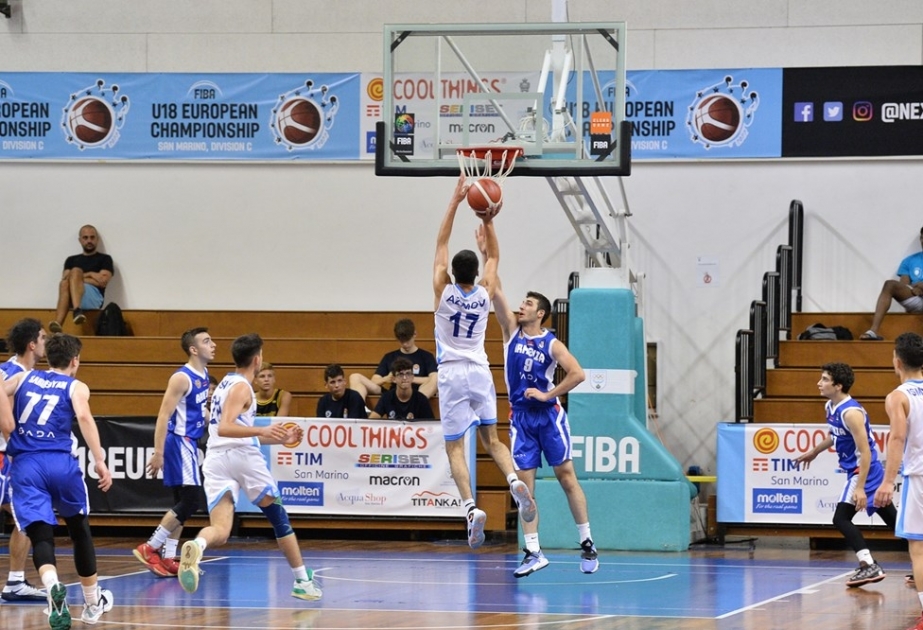 Basketbol üzrə U-18 milli komandamız Avropa Çempionatında Ermənistan üzərində tarixi qələbə qazanıb