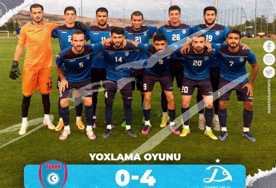 “Turan Tovuz” yoxlama oyununda “Dinamo”ya (Tbilisi) məğlub olub