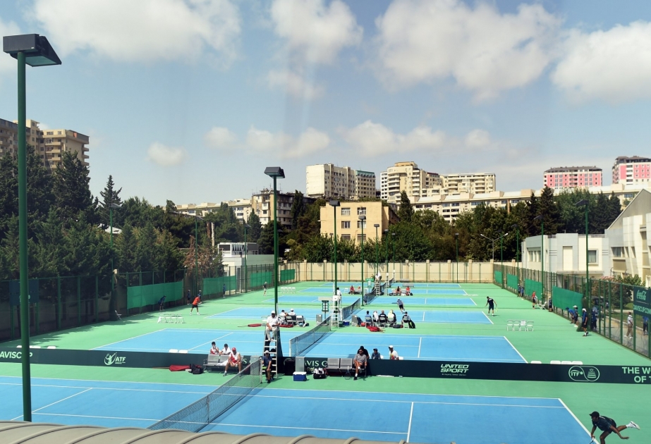 Bakıda kişi tennisçilər arasında "Davis Cup-2022” kuboku yarışının qrup oyunlarına start verilib