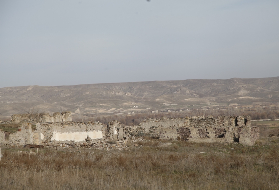 Dorf Birinji Alibäyli in der Region Zangilan