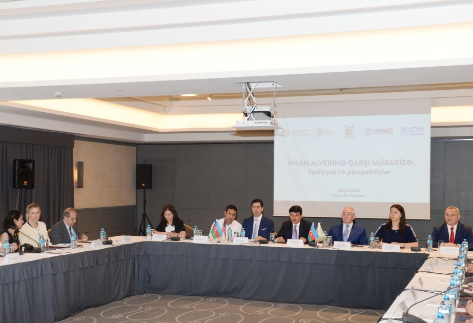 IOM Azerbaijan with its partners organize round table dedicated to "Day of Combating Human Trafficking"