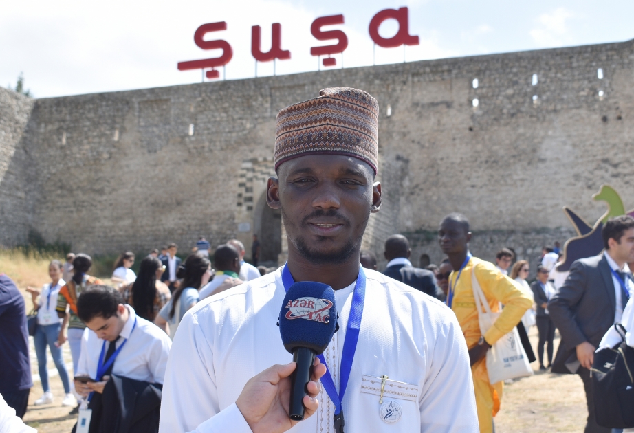 Представитель молодежи из Нигерии: Я восхищен красотой города Шуша