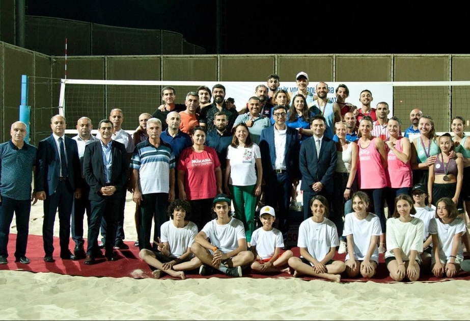 Çimərlik voleybolu üzrə açıq ölkə çempionatı başa çatıb