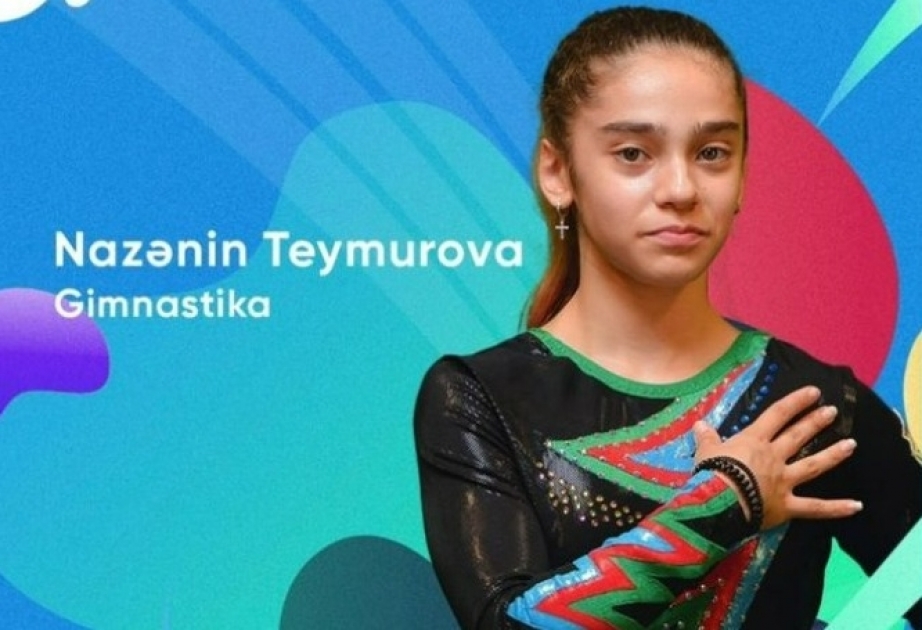 Gimnastımız Nazənin Teymurova Avropa Yeniyetmələrinin XVI Yay Olimpiya Festivalında beşinci olub