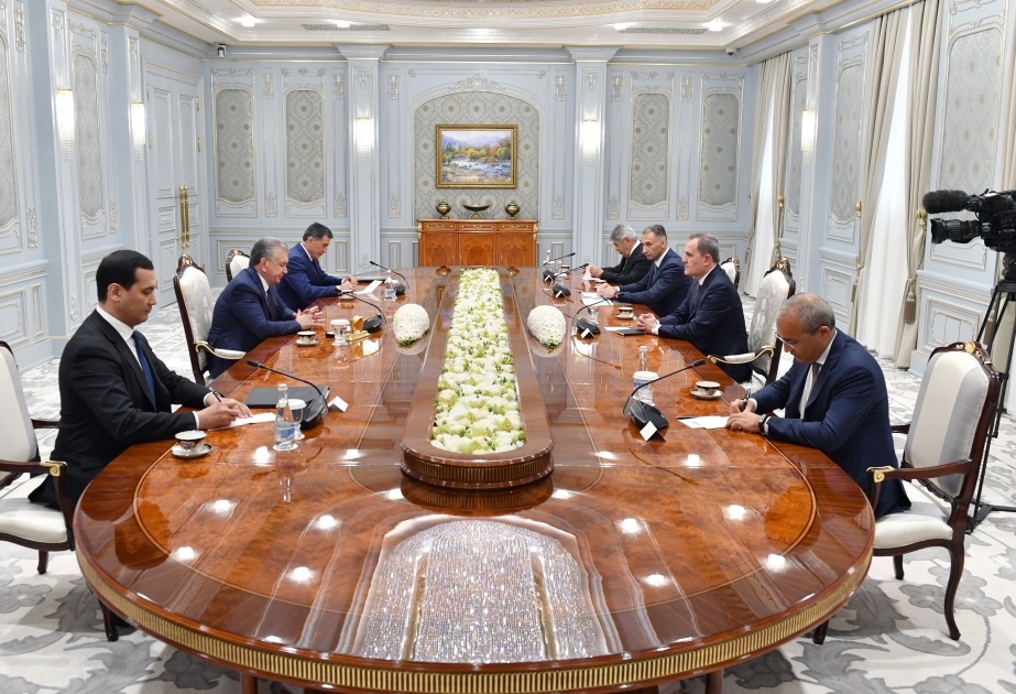 Presidente de Uzbekistán recibe a la delegación azerbaiyana