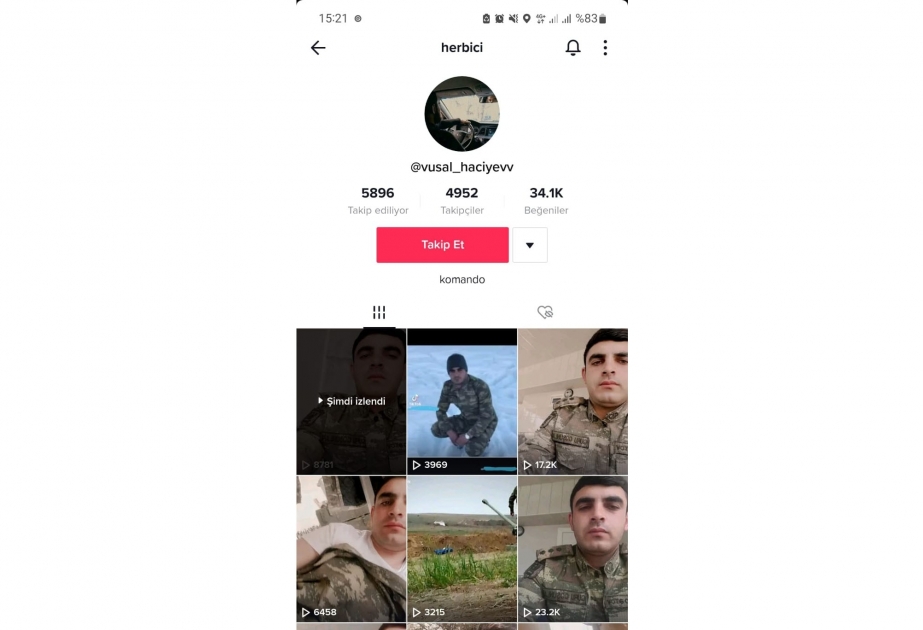 Министерство обороны: Солдат, представлявшийся в социальных сетях офицером, исключен из рядов армии