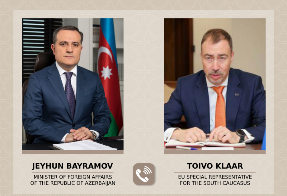 Canciller de Azerbaiyán y el Representante Especial de la UE para el Cáucaso Meridional mantienen una conversación telefónica