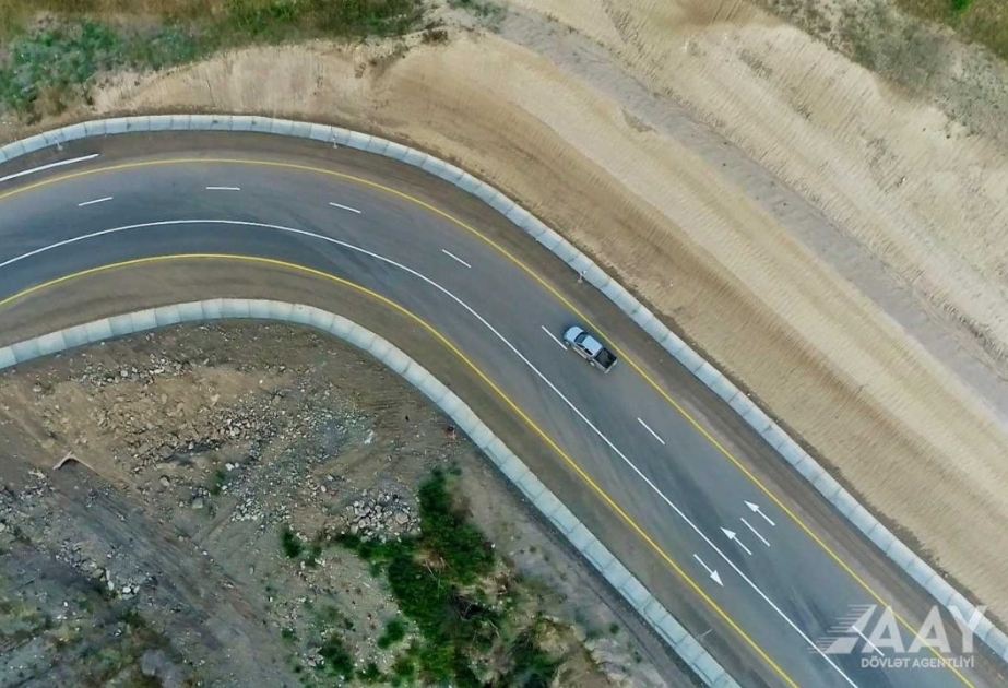 La construcción de una nueva carretera que circunvala la ciudad de Lachin está a punto de finalizar