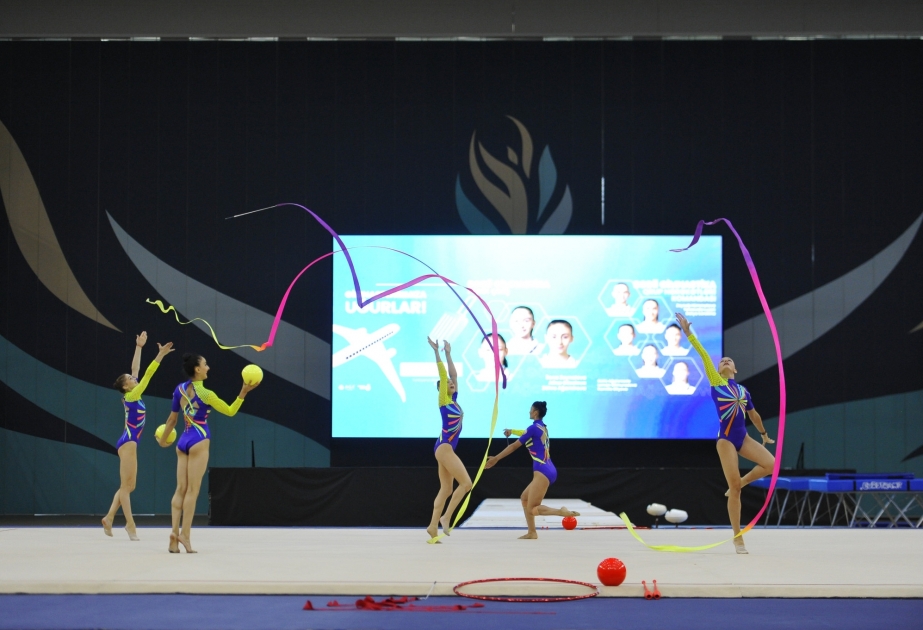Bədii gimnastlarımızın V İslam Həmrəyliyi Oyunları öncəsi yoxlama məşqi keçirilib
