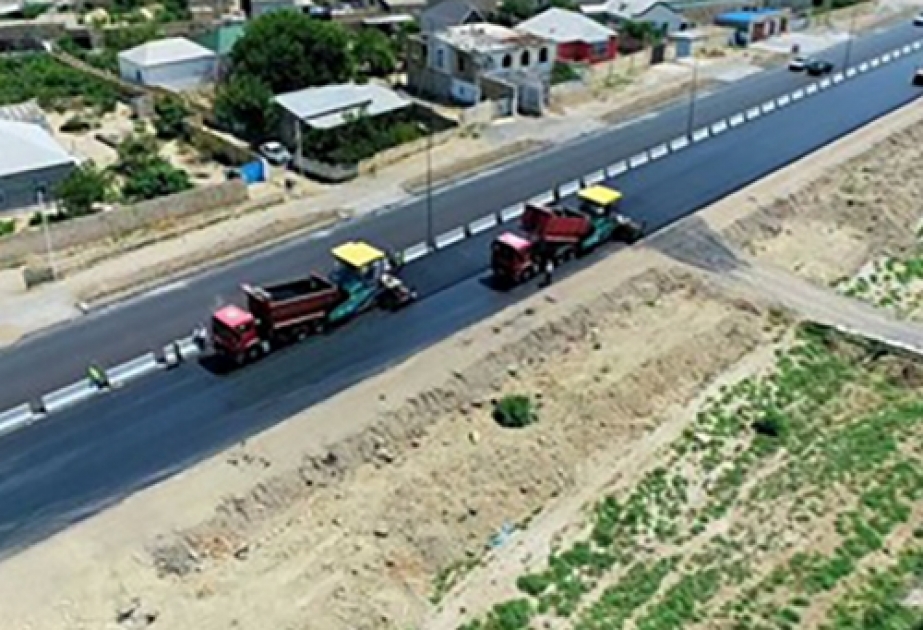Завершаются работы по расширению дороги Сумгайыт- поселок Г.З.Тагиева