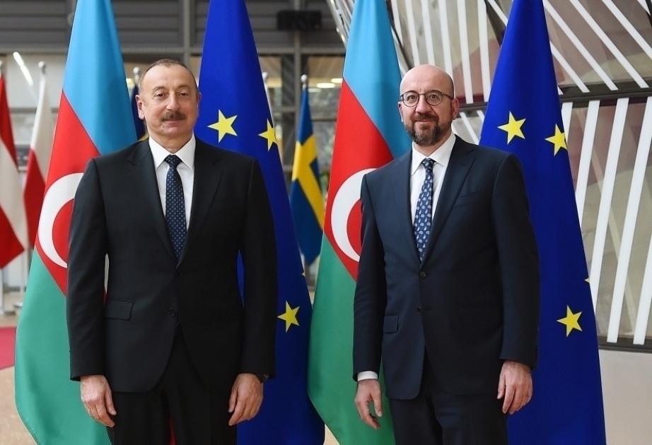 EU-Ratspräsident Charles Michel telefoniert mit Präsident Ilham Aliyev