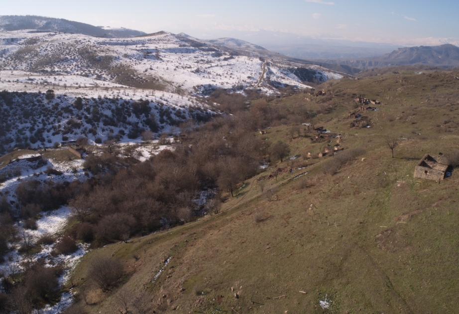 Dorf Khanagabulag im Distrikt Jabrayil
