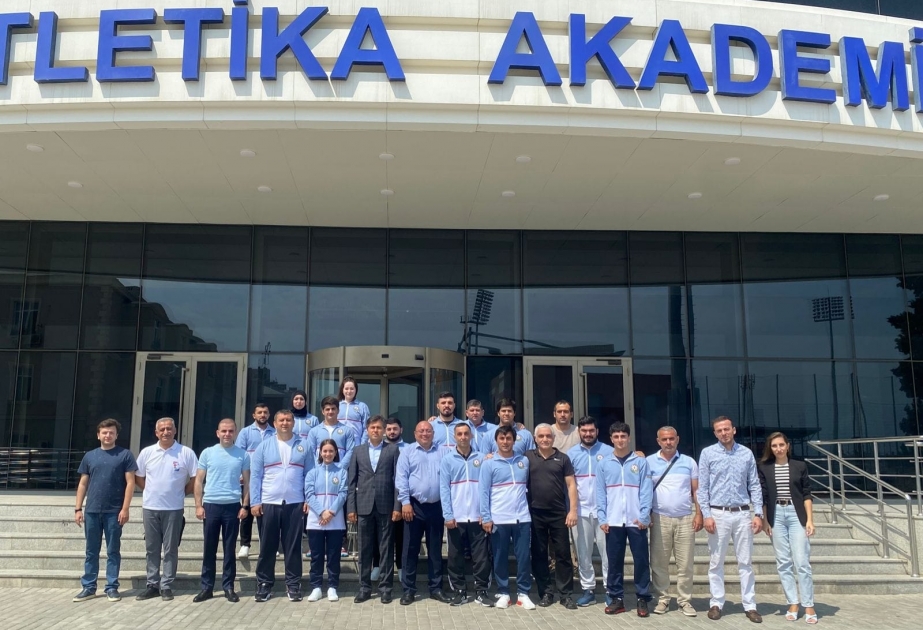 AAAF-ın rəhbərliyi beynəlxalq yarışlara yollanan komandaların üzvləri ilə görüşüb