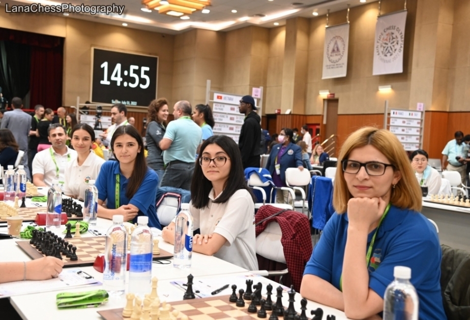 Ümumdünya Şahmat Olimpiadası: Qadın yığmamız Monqolustan komandasını məğlub edib