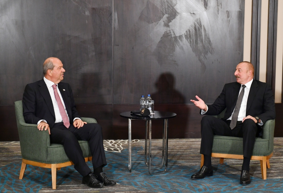 Le président Ilham Aliyev rencontre le président de la République turque de Chypre du Nord à Konya VIDEO