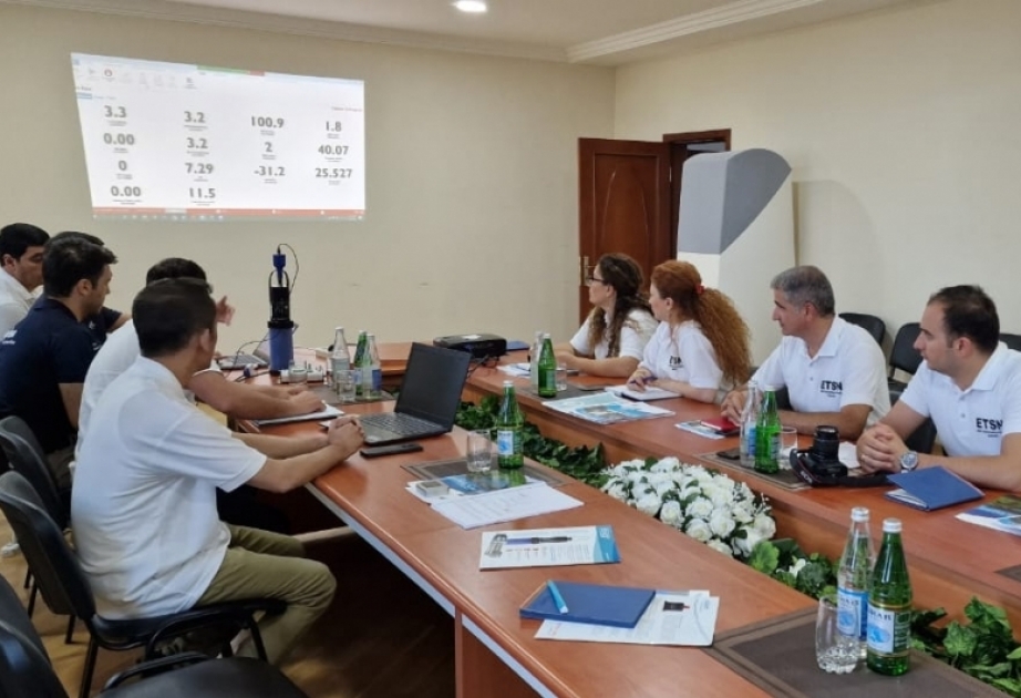Avtomat hidroloji stansiyaların qurulması layihəsi çərçivəsində təlimlərə başlanılıb