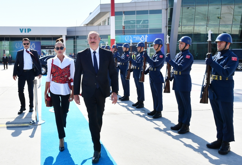 Präsident Ilham Aliyev beendet seinen Arbeitsbesuch in der Republik Türkiye VIDEO