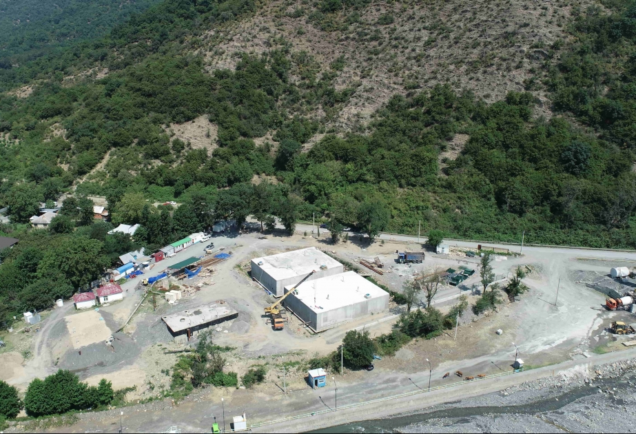 Balakən şəhərinin içməli və tullantı su infrastrukturu yenidən qurulur