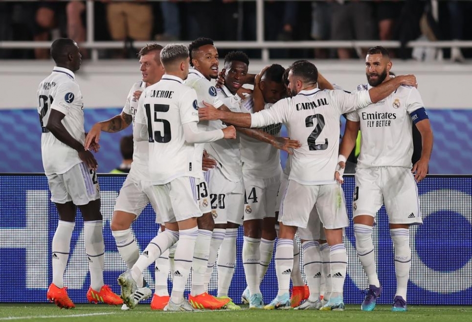 UEFA Superkuboku: “Real Madrid” komandası matçın birinci hissəsindən sonra hesabda öndədir