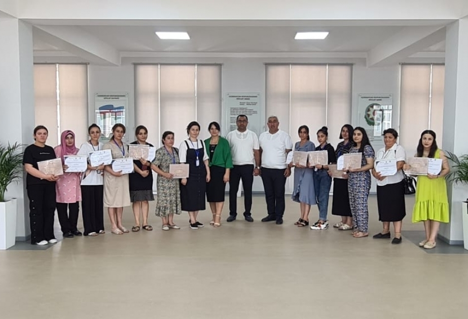 60 women in Barda, Aghjabadi and Tartar successfully complete computer skills course