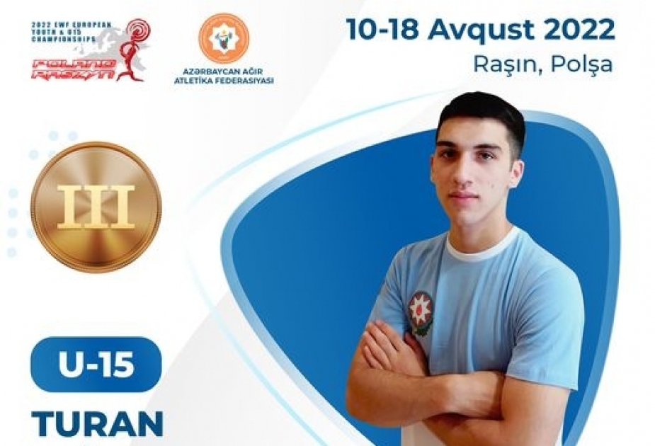 Turan Əliyev Avropa birinciliyində 3 medal qazanıb