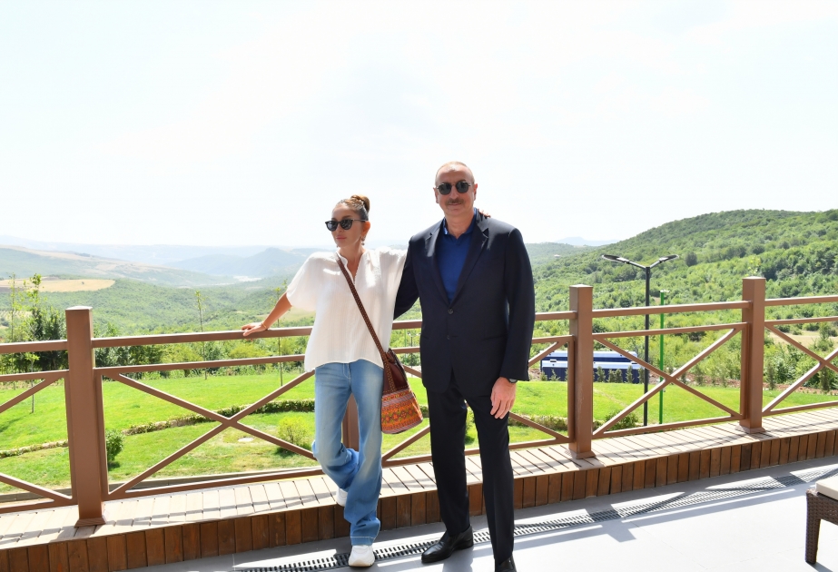 Ismayilli : Ilham Aliyev et Mehriban Aliyeva participent à l’inauguration de l’hôtel Basqal Resort & Spa VIDEO