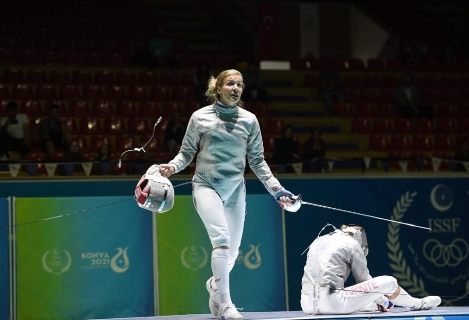 Azerbaijani female fencers win three medals at Islamic Solidarity Games