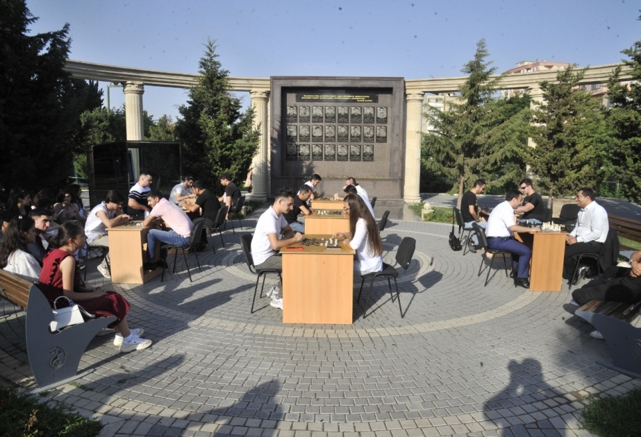 Nəsimi rayonunda Vətən müharibəsi şəhidlərinin əziz xatirəsinə həsr olunmuş stolüstü yarışlar keçirilib