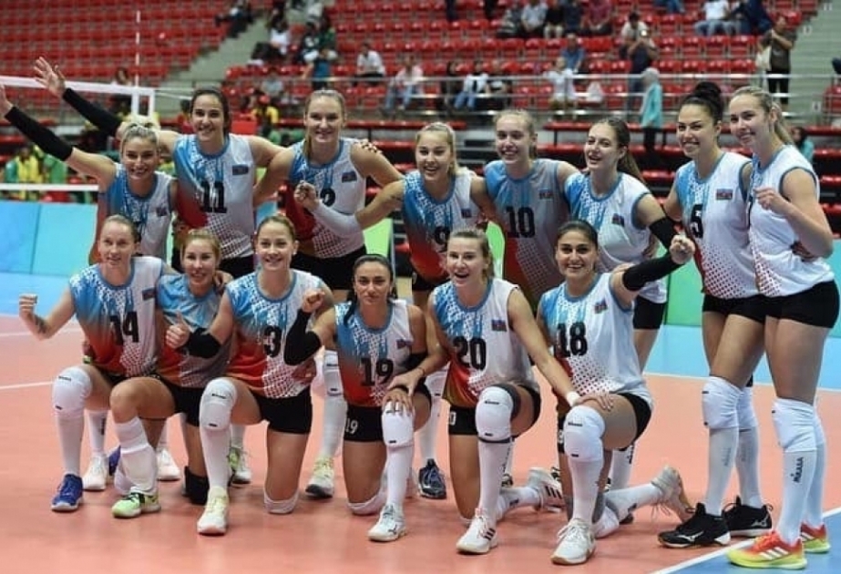 阿塞拜疆排球队在伊斯兰团结运动会上获得铜牌