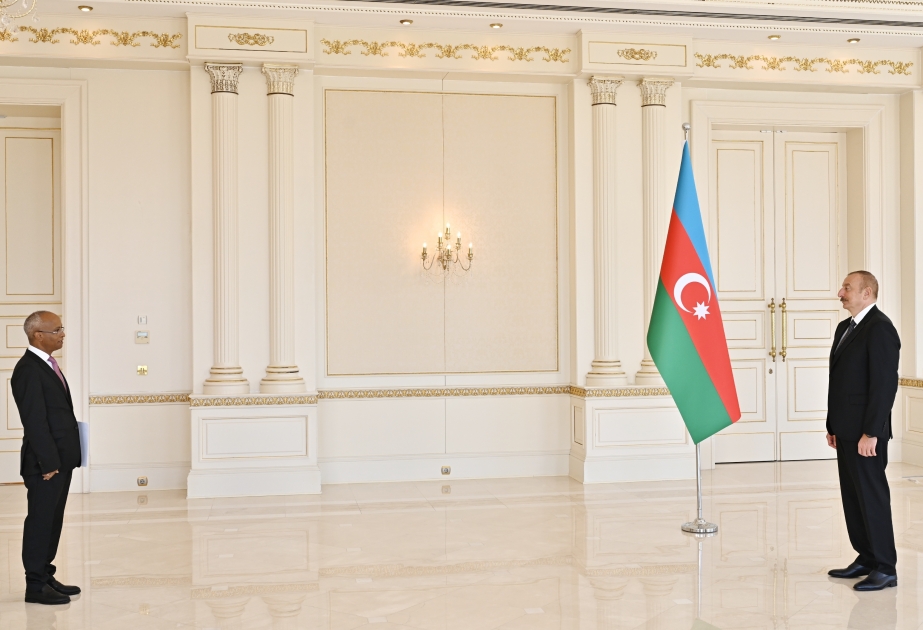 President Ilham Aliyev received credentials of incoming ambassador of Ethiopia VIDEO