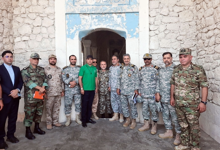 Una delegación militar iraní visita el distrito de Aghdam, liberado de la ocupación