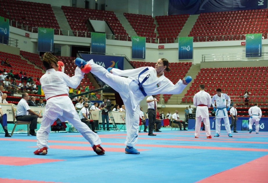 Azerbaijani karate fighter captures Konya 2021 silver