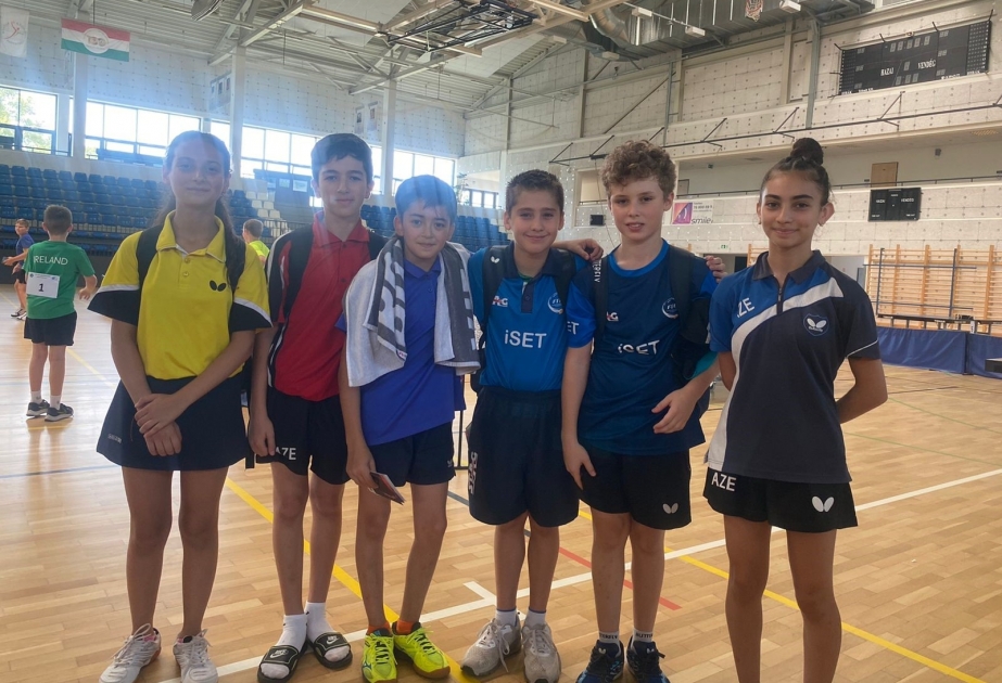 Stolüstü tennisçilərimiz Avropanın ən istedadlıları sırasında