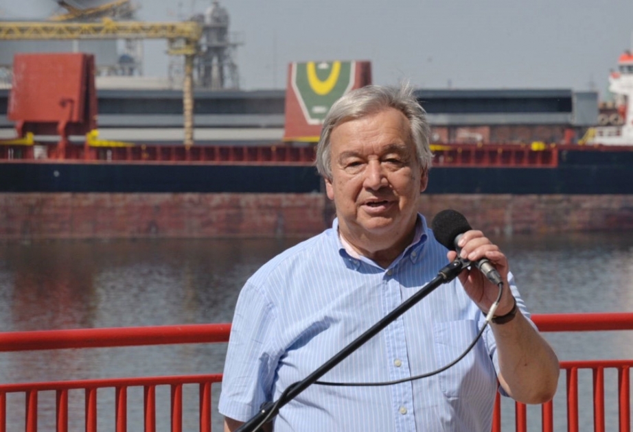 Ukraine : le chef de l'ONU lance un appel depuis le port d’Odessa