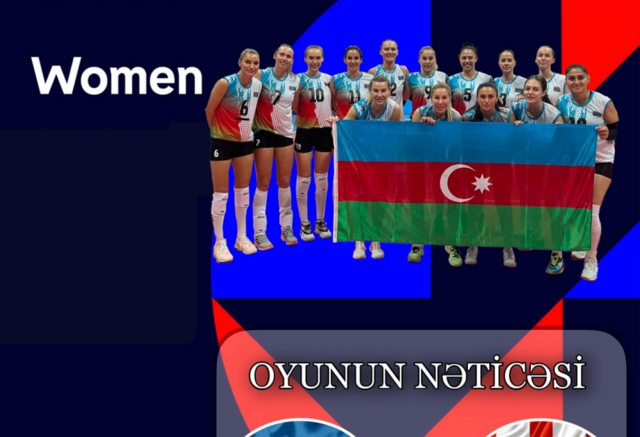 Qadın voleybolçulardan ibarət yığmamız Avropa çempionatının təsnifat mərhələsinə qələbə ilə başlayıb