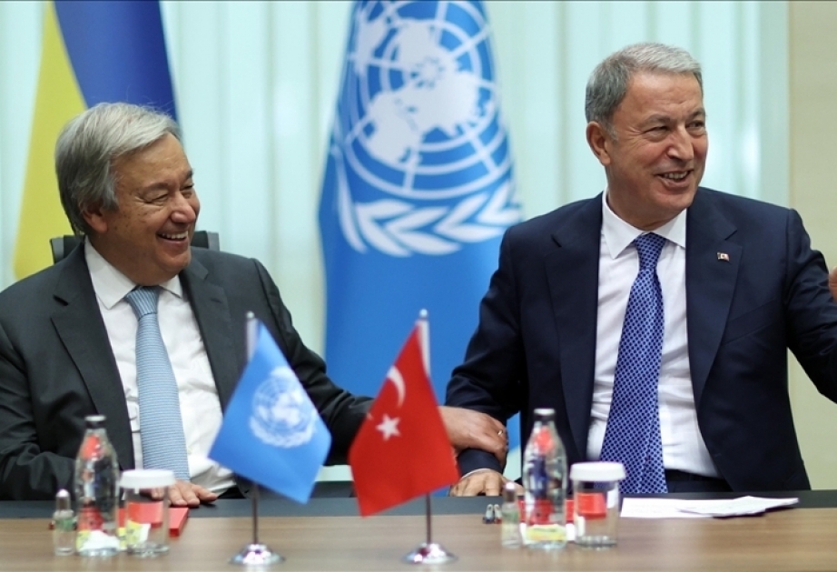 UN chief thanks Türkiye for its 'pivotal role' in grain export deal
