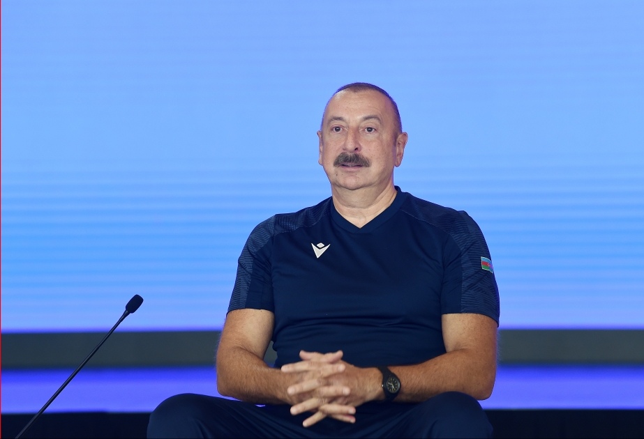 President: Azerbaijani athletes’ winning medals in a total of 19 sports shows that sports are developing well in our country