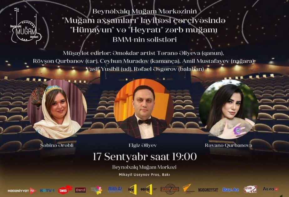 Beynəlxalq Muğam Mərkəzi yeni mövsümün ilk konsertinə hazırlaşır